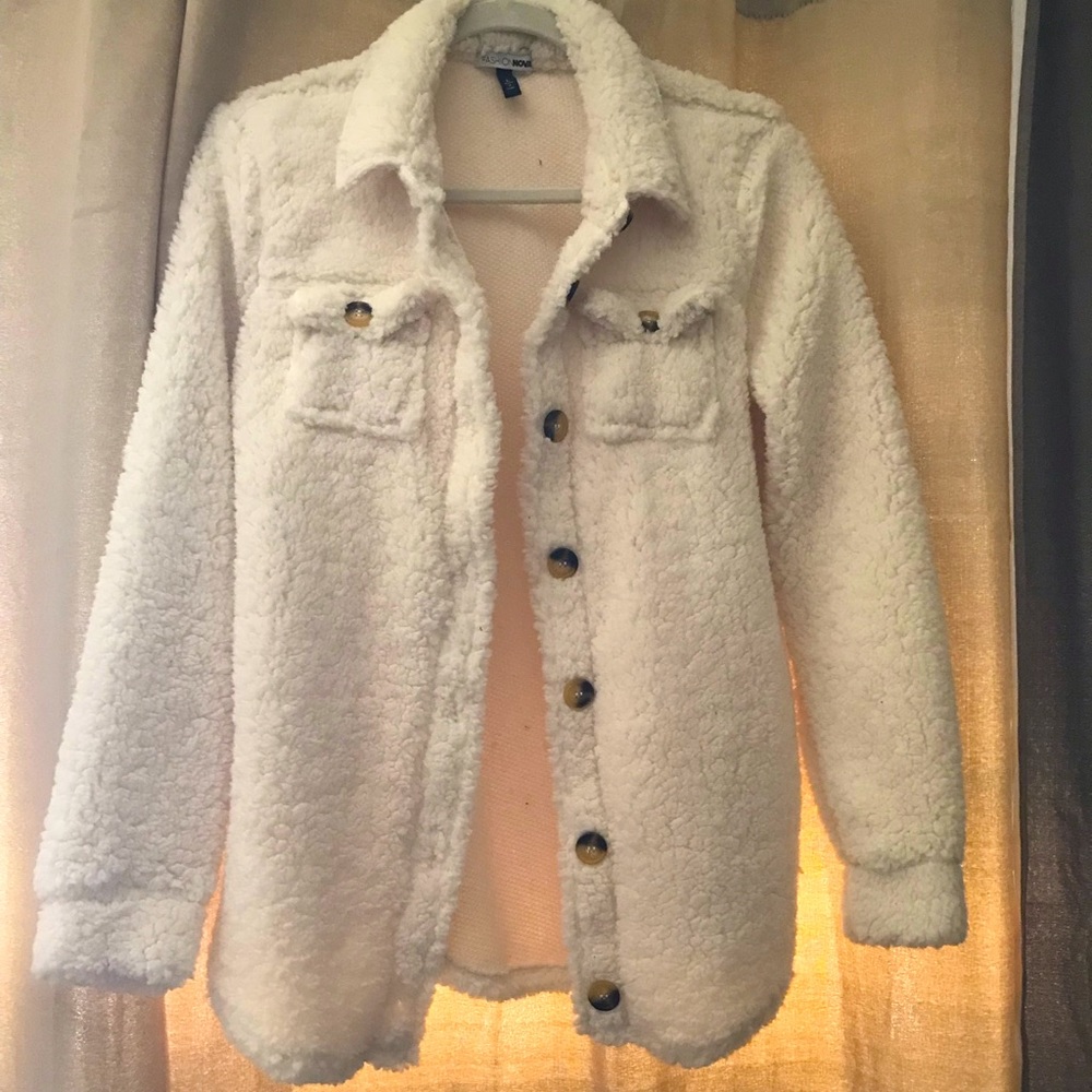 Sherpa shacket